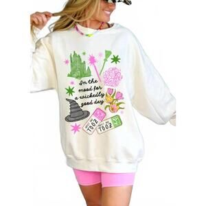 NEW POPPY & PINE in the mood for a wickedly good day sweatshirt in ivory